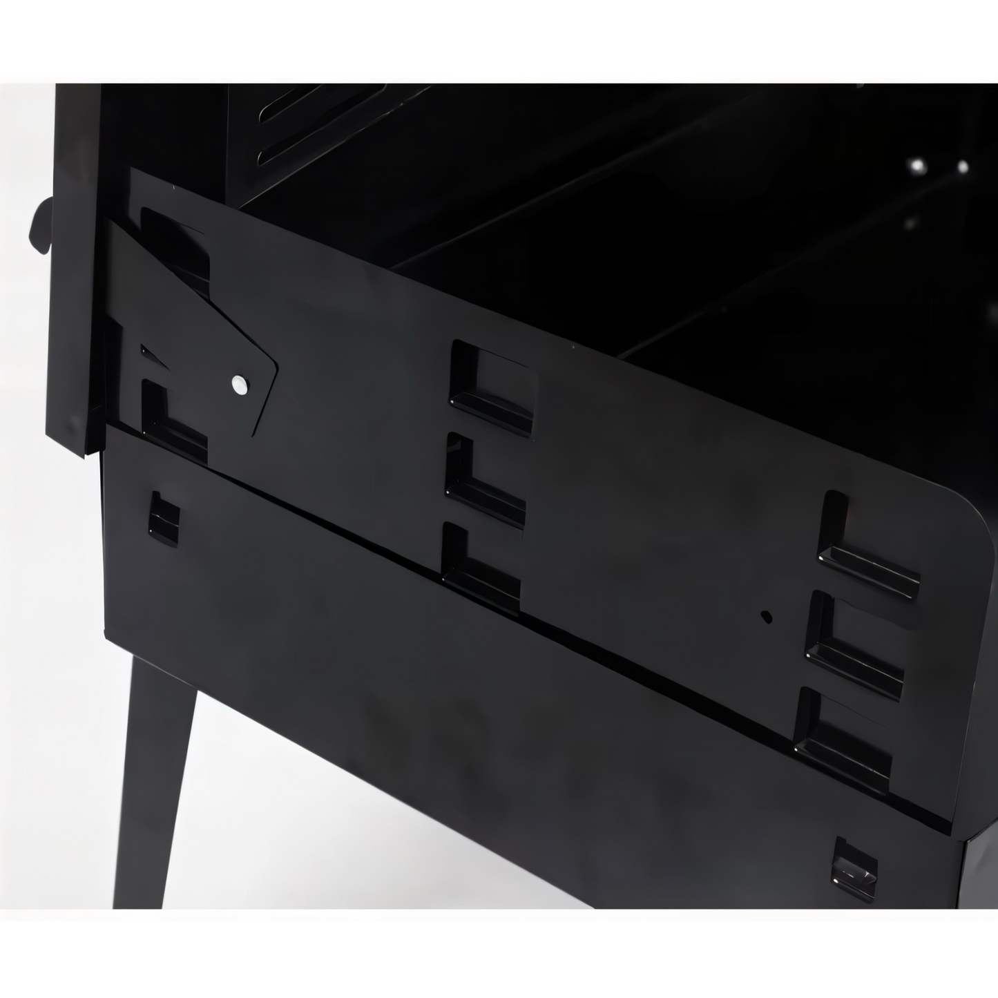 Premium Tragbarer Holzkohlegrill – Klappbarer BBQ-Grill mit Belüftung & Aschesystem | Kompakt, Stabil & Ideal für Camping, Garten & Terrasse