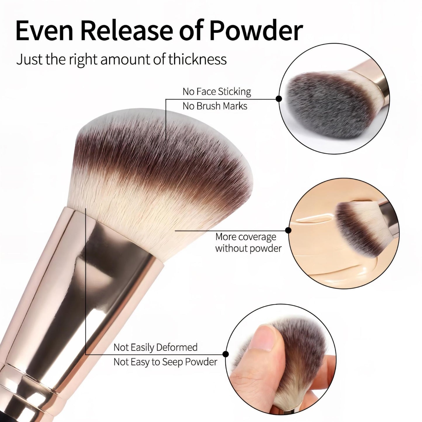 40-teiliges Premium Make-up-Pinsel- und Schwämmchen-Set – Weiche Beauty Blender, Kosmetik-Pinsel, Stirnband & Zubehör – Komplettes Make-up-Set für Gesicht & Augen, Perfekt für Anfänger & Profis